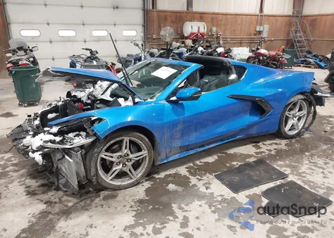 2025 Chevrolet Corvette Stingray Rwd 1Lt from USA, damaged, VIN 1G1YA2D46S5103835